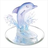 Art-Glass Dolphin Figurine - Style 38996