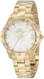Invicta Women's 11722 Wildflower Mother-Of-Pearl Dial 18k Gold Ion-Plated Stainless Steel Watch