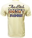 This Bitch Doesn't Fall Off Womens Biker Chopper T-shirt