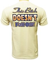 This Bitch Doesn't Fall Off Womens Biker Chopper T-shirt