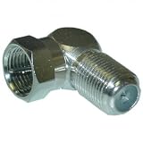F-Pin Right Angle L-Adaptor Male / Female