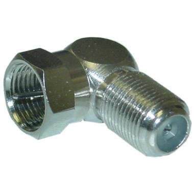 F-Pin Right Angle L-Adaptor Male / Female