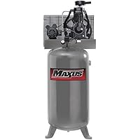 Maxus EX8403 21 Amp 5 HP 80-Gallon Cast Iron Oiled Two-Stage Vertical Compressor