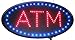 Animated Oval Shape LED Neon Light ATM Open Sign ATM S ATM