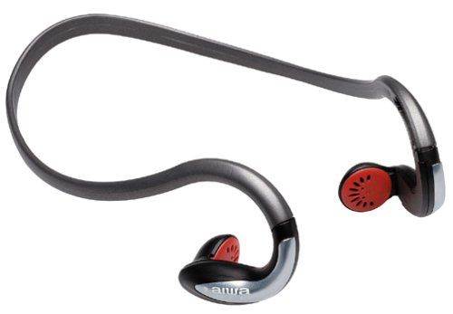 Aiwa HP-JS35 Stereo Headphones With In-Line Volume Control (Swoops Style, Black)