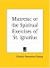 Book Manresa: or the Spiritual Exercises of St. Ignatius