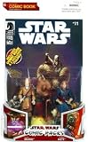  : Star Wars 2009 Comic Book Action Figure 2-Pack Ki-Adi-Mundi and Sharad Hett