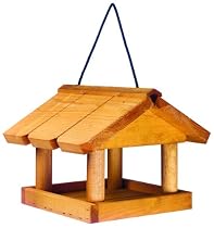 Gardman Mini Hanging Bird Table (Self Assembly) Natural