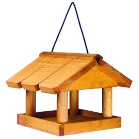 Gardman Mini Hanging Bird Table (Self Assembly) Natural