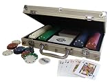 Deluxe Poker Set in Aluminum Case - 200 Dual-Toned Poker Chips