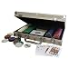 Deluxe Poker Set in Aluminum Case - 200 Dual-Toned Poker Chips