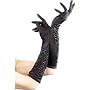 Temptress Gloves, Black, Long 46cm/18