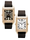 Rotary GS02922/20/21 Gents Rose Gold PVD Leather Strap Watch with Two Different Faces