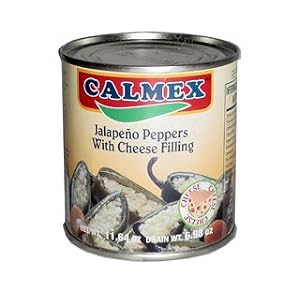Calmex Jalapeno Peppers with Cheese Filling, 11.64 oz by Calmex