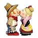 Kissing Cowboy & Saloon Girl Salt & Pepper Shakers Set