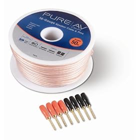 Belkin AV 16 AWG Speaker Cable With Pins 15m