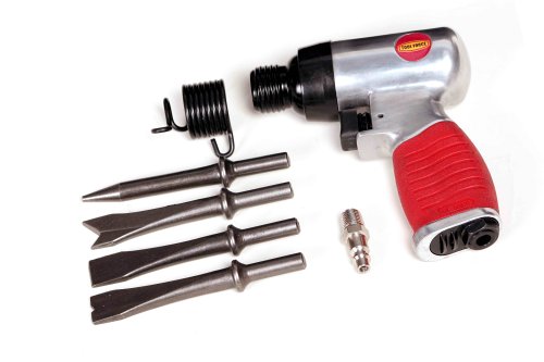 Tool Force BL4185 4,500 Blows-Per-Minute Pnuematic Hammer with 4 Chisel Set