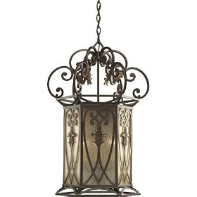 Drayton Hall Pendant in Aged Mahogany Size: Small by Progress Lighting