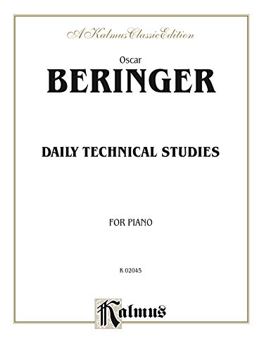 Daily Technical Studies for Piano (Kalmus Edition)