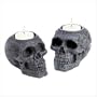 Gothic Skull Candle Stand