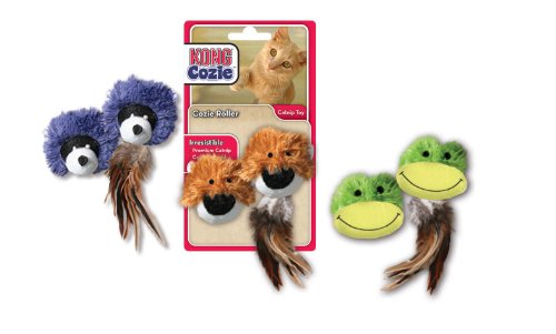 KONG Cat Cozie Rollers Catnip Toy (Assorted)