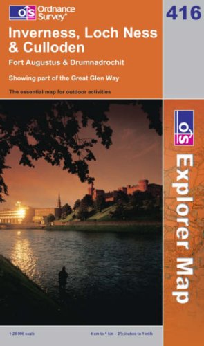 Inverness, Loch Ness and Culloden (OS Explorer Map Series)