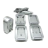Maximal Power FC100 OLY Universal All In One Camera Travel Charger for Olympus Battery (Silver)