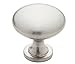 1-1/4 in. Satin Nickel Modern Round Cabinet Knob 25-Pack