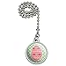 GRAPHICS & MORE Cute Easter Egg Pink with Hearts Ceiling Fan and Light Pull Chain