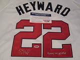 Jason Heyward Signed Autographed Atlanta Braves Jersey Psa/dna Coa & Hologram