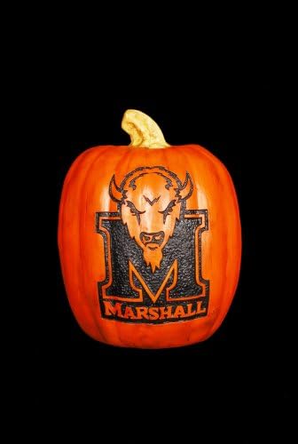 Resin Collegiate Pumpkins 7.5" (Small) - Marshall