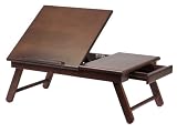 Alden Lap Desk w/ Flip Top , Drawer & Folding Legs