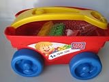 Mega Bloks 10 Pcs Wagon Building Blocks Set