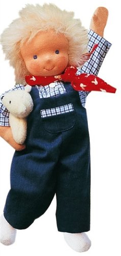 Kathe Kruse Waldorf 15 Inch Doll - Max the Boy with Blonde Hair