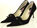 Couture Discount Damenpumps Fashion Pumps, Leder, High Heels, (P1), Schwarz