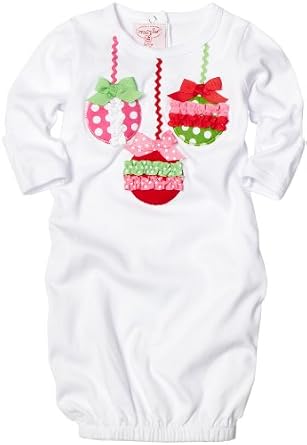 Mud Pie Baby Newborn Christmas Ornament Embellishment Sleeper