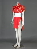 Mtxc Women's Street Fighter Cosplay Costume Chun Li 4th Size XX-Small Red