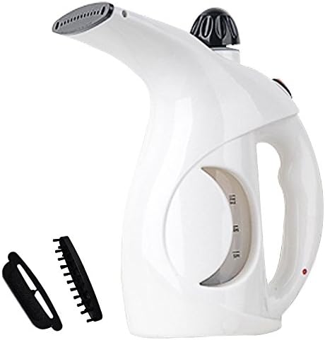 AMRNDY Garment Steamer, Handheld Steamer,Portable Garment Steamer, Clothing Fabric Steamer with Fast Heat-up, 220ml Reservoir Capacity, Household and Travel Steamer-White With Converter Plug