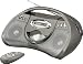 GPX BCD2306DP Boombox with CD Player and AM/FM Tuner, Silver