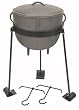 Bayou Classic CI-7411 4-Gallon Cast Iron Stew Pot with Stand