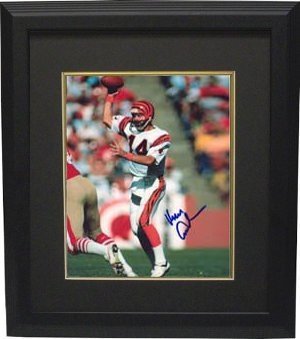 Ken Anderson Autographed/Hand Signed Cincinnati Bengals 8x10 Photo Custom Framed