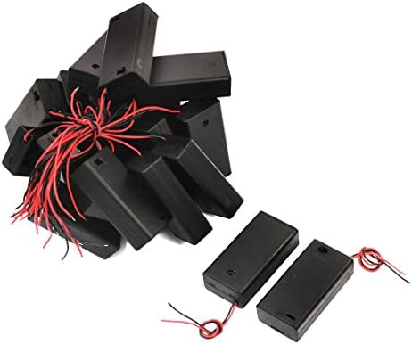 20 PCS Spring Loaded 2 x AA 1.5V Battery Holder Case Storage Cell Box