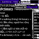 English-Vietnamese dictionary for P downloadable Software