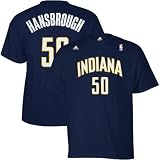 adidas Indiana Pacers #50 Tyler Hansbrough Navy Blue Player T-shirt