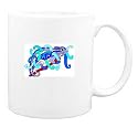 Mug with reptile, chameleon