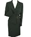 Tahari 2 Piece Pinstripe Skirt Suit Navy/White 14