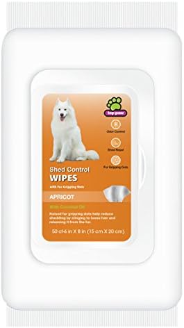 Top Paw Apricot Scented Shed Control Dog Wipe