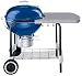 Weber 768001 22 1/2-Inch One-Touch Platinum Charcoal Grill, Blue