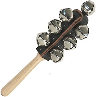 Jingle Bells Sleigh Stick With 13 Bells leather ab Percussion 513