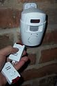 PIR Security alarm with 2 remotes. Totally wirefree and self contained.